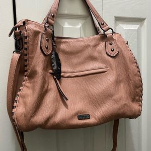 Large Jessica Simpson Muted Pink handbag